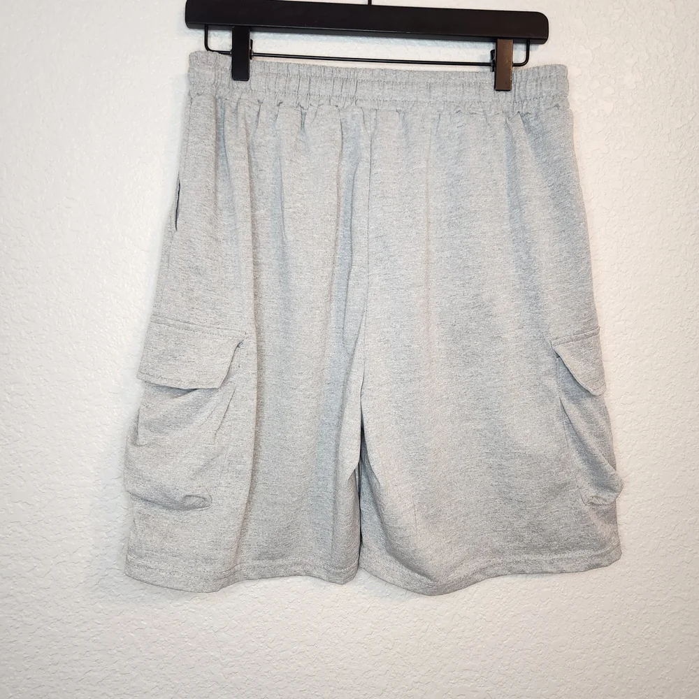 Manfinity Gray Men's Cargo Shorts athleisure athletic shorts size Large